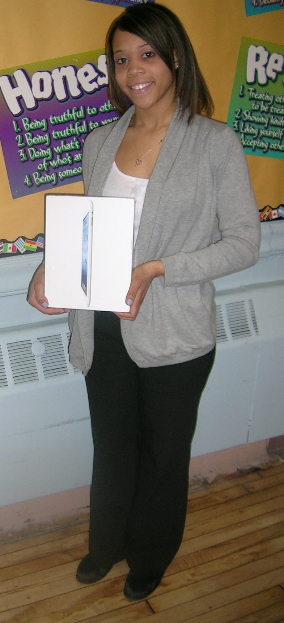 Ms.McQuay of Connor School(NJ) with iPad