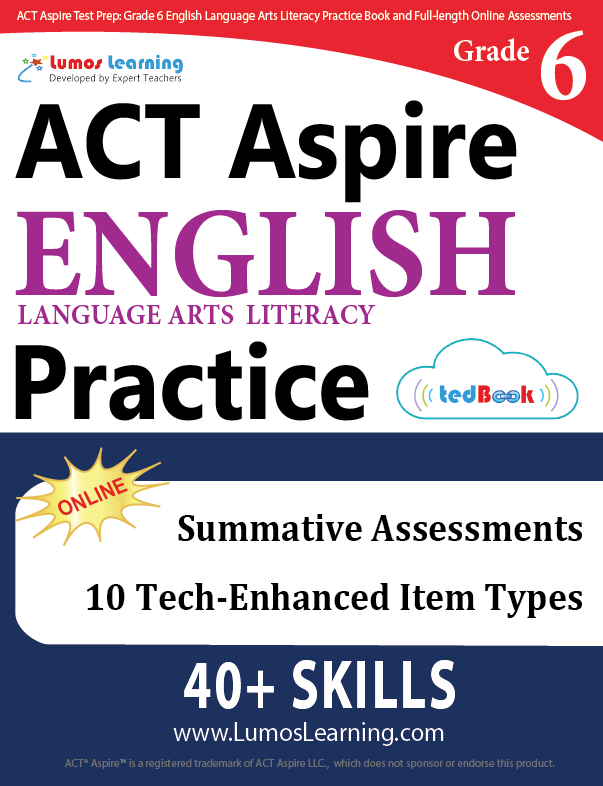 Grade 6 ACT Aspire English Language Arts Practice