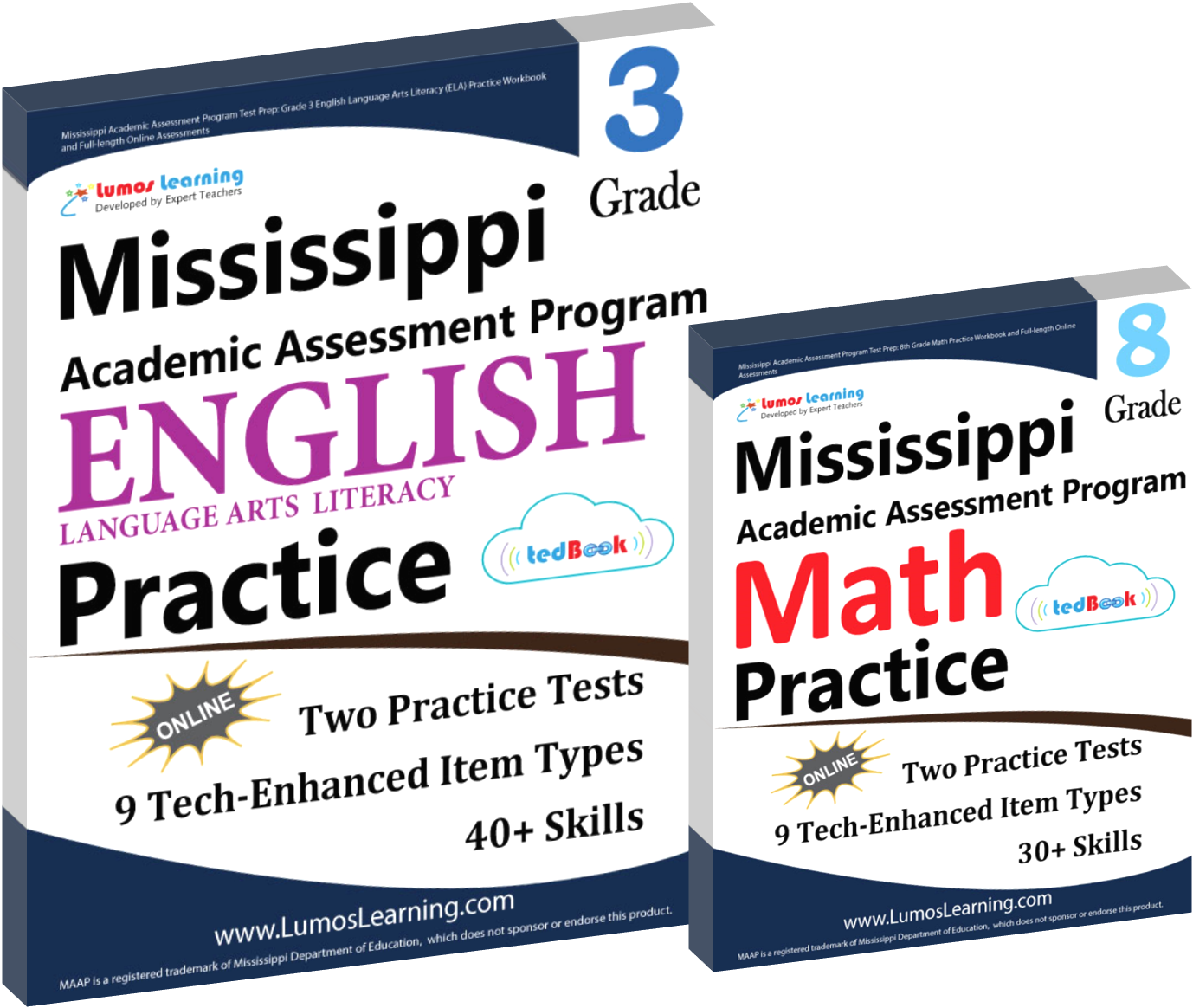 Printed Practice Workbooks and Online Practice Tests for MAAP