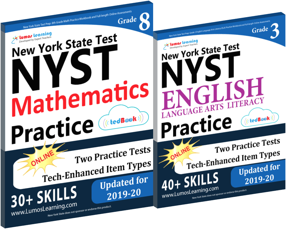 Printed Practice Workbooks and Online Practice Tests for NYST