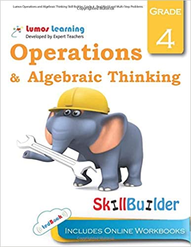 Grade 4 Math skills builder workbook