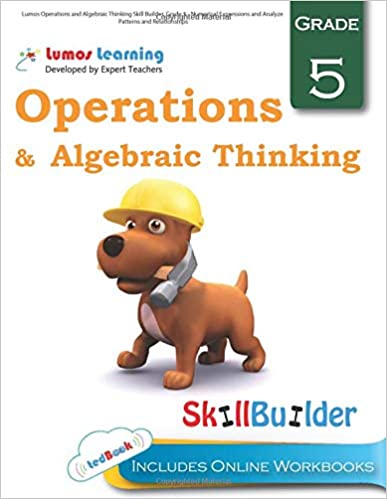 Grade 5 Math skills builder workbook