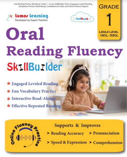 Grade 1 Oral Reading Fluency SkillBuilder Workbook