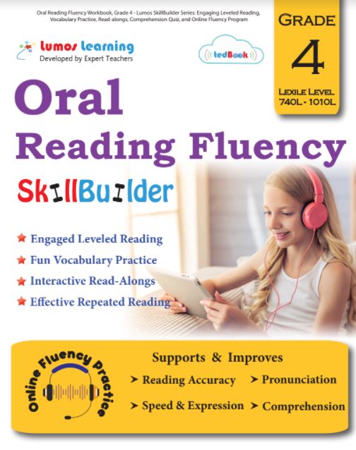 Grade 4 Oral Reading Fluency SkillBuilder Workbook