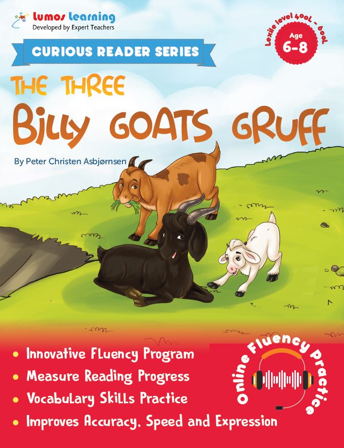 the three billy goats - Curious Reader  - Reading fluency program