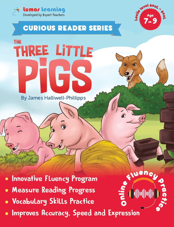 three little pigs - Curious Reader  - Reading fluency program
