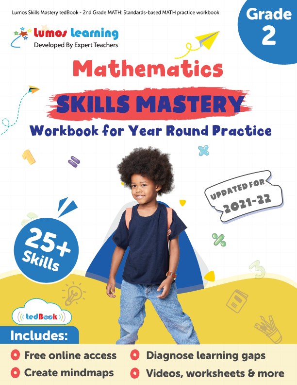 Grade 2 Math skills mastery workbook