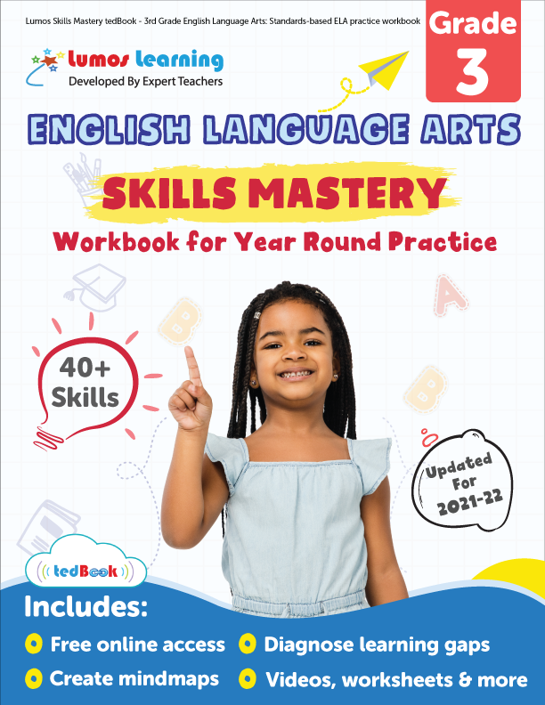 Grade 3 ELA skills mastery workbook