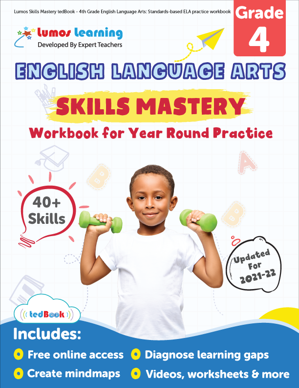 Grade 4 ELA skills mastery workbook