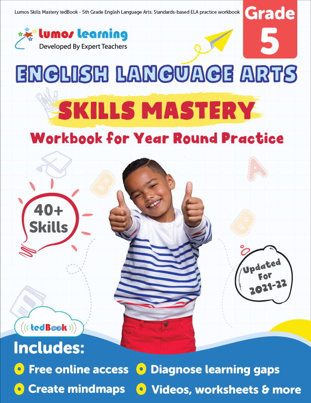 Grade 5 ELA skills mastery workbook
