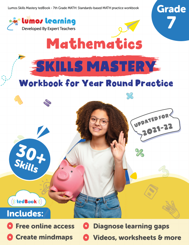 Grade 7 Math skills mastery workbook