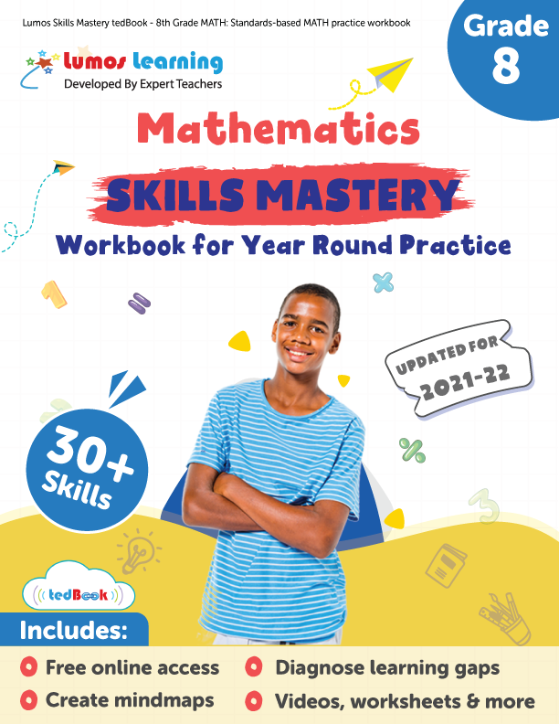 Grade 8 Math skills mastery workbook