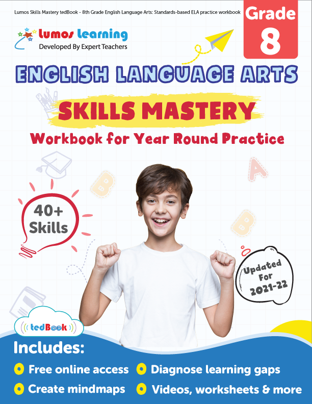 Grade 8 ELA skills mastery workbook