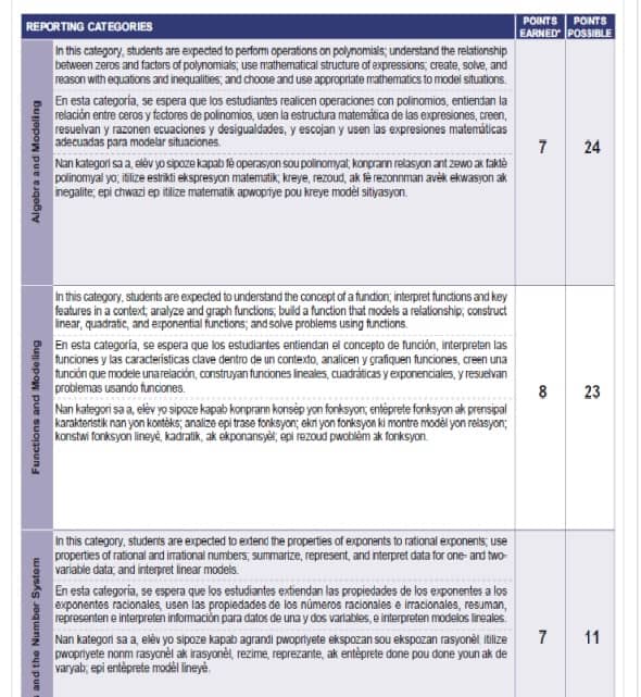 Florida Standard Assessments (FSA) Achievement Level Scale Scores Including  Learning Gains - Fill and Sign Printable Template Online