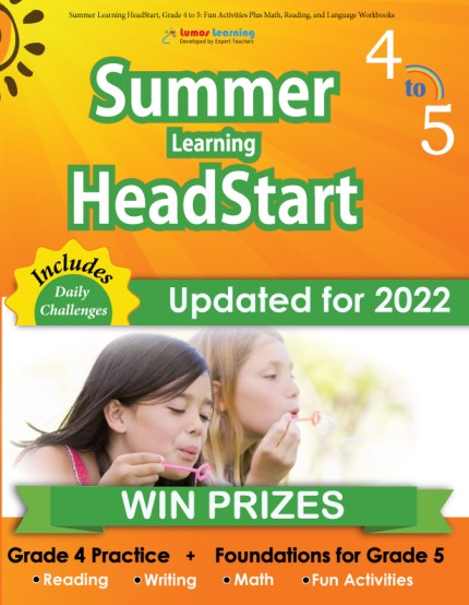 Summer Program HeadStart workbook grade 4 to 5