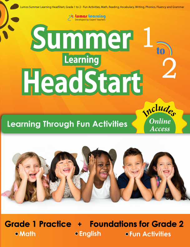 Lumos Summer Learning workbook grade 1 to 2