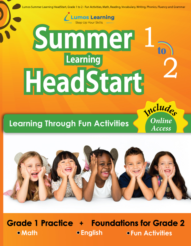 Summer Program HeadStart workbook grade 1 to 2
