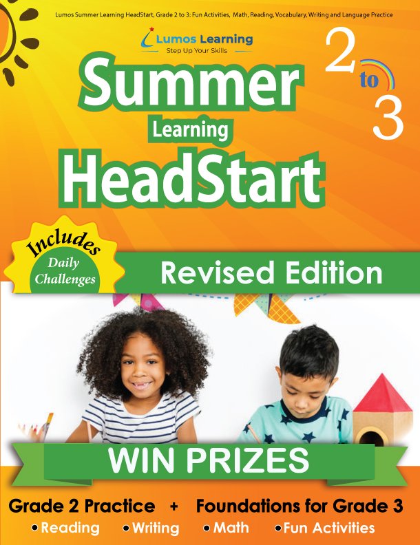 Lumos Summer Learning HeadStart workbook grade 2 to 3