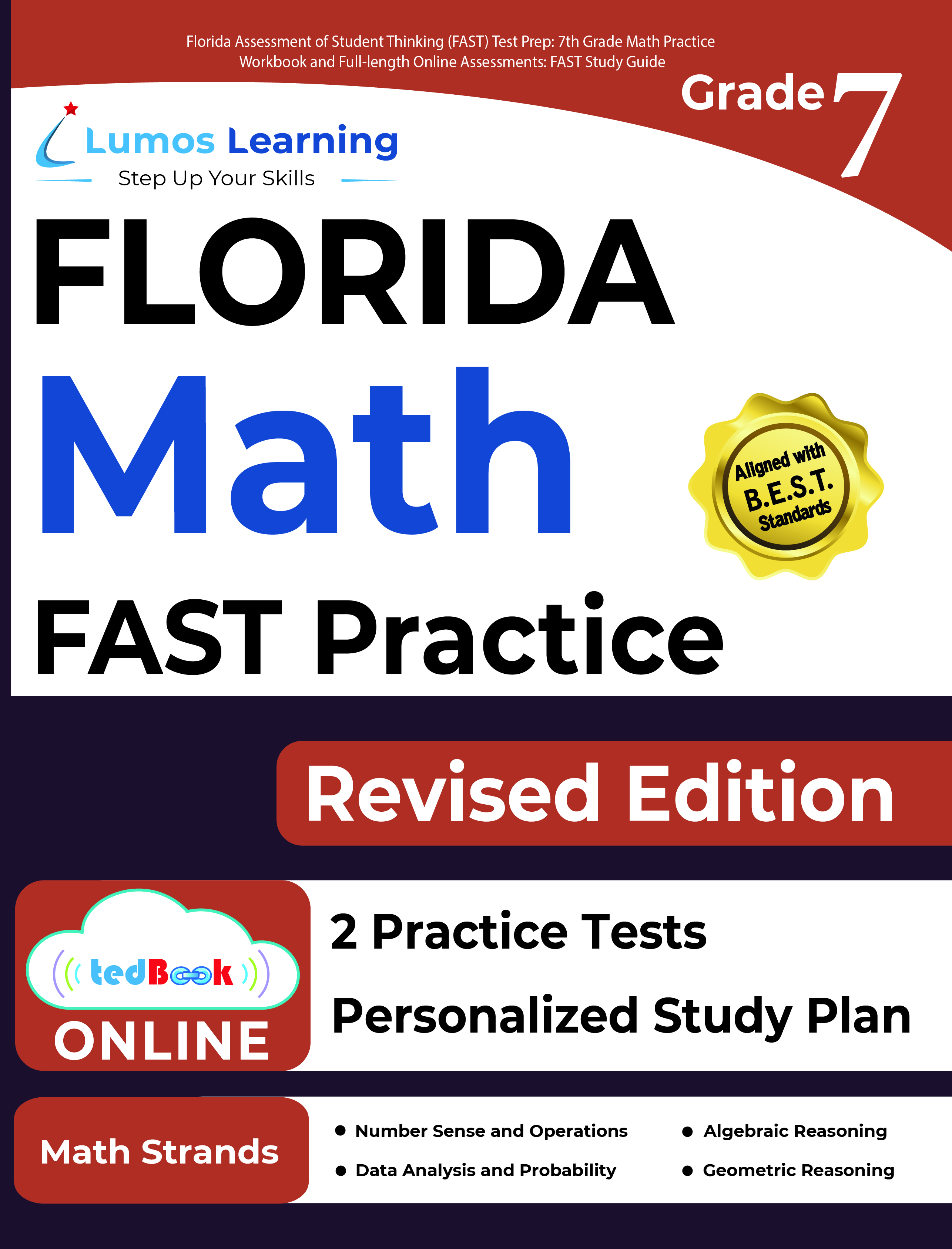 Grade 7 Math FAST test prep workbook