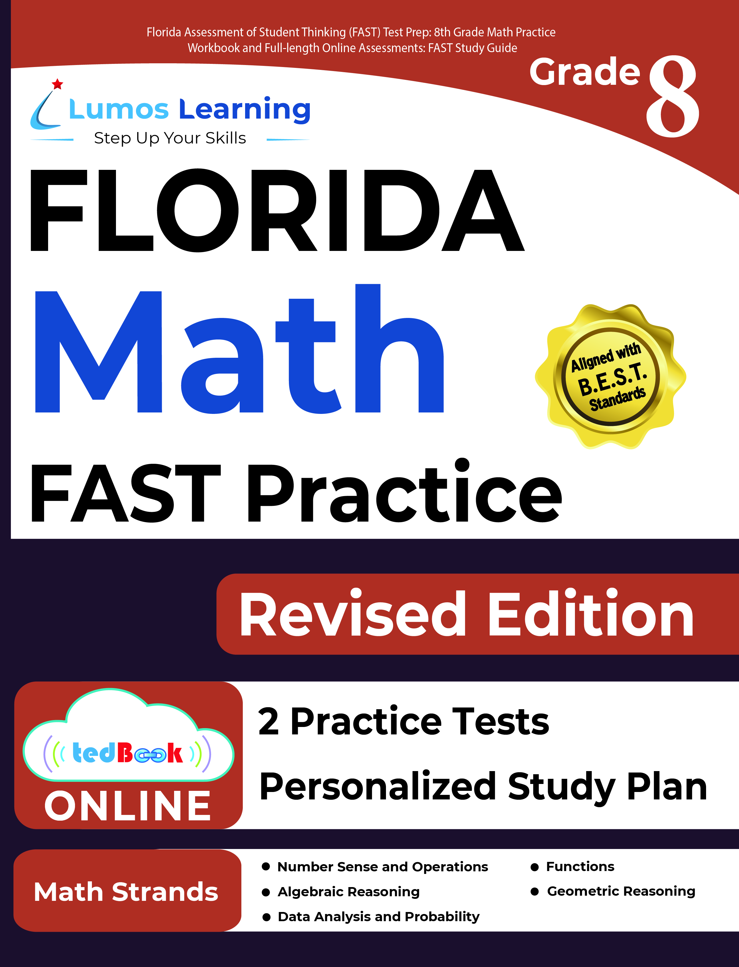 Grade 8 Math FAST test prep workbook