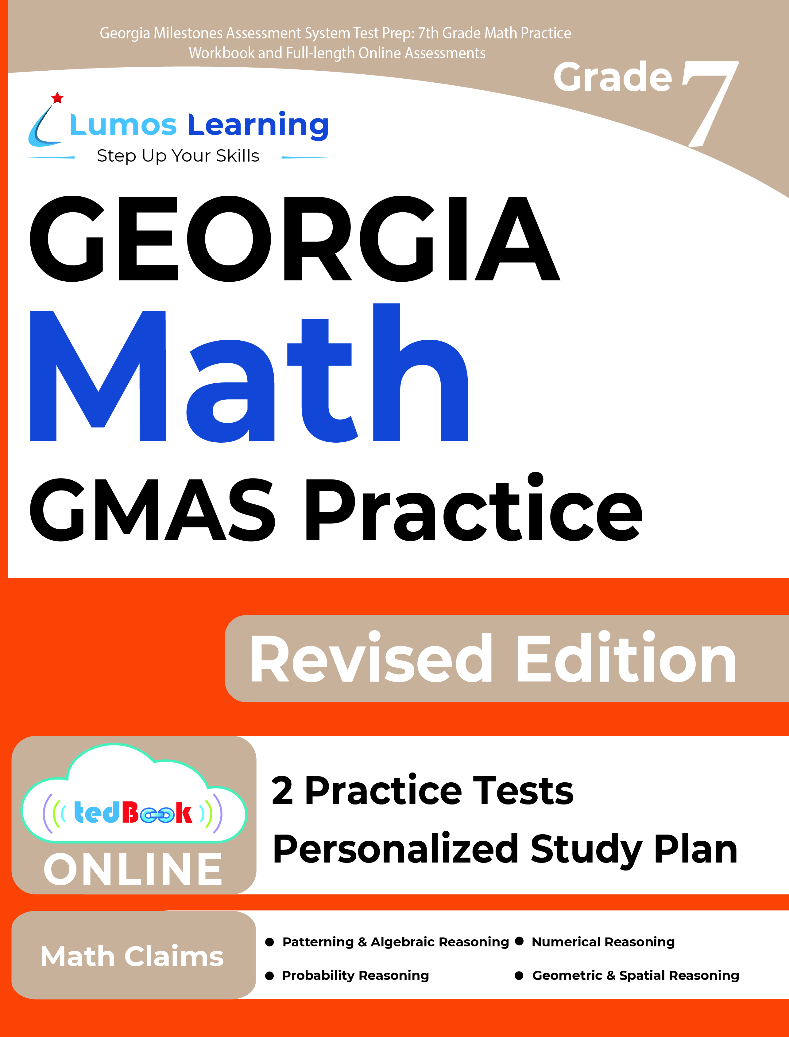 Grade 7 Math gmas test prep workbooks