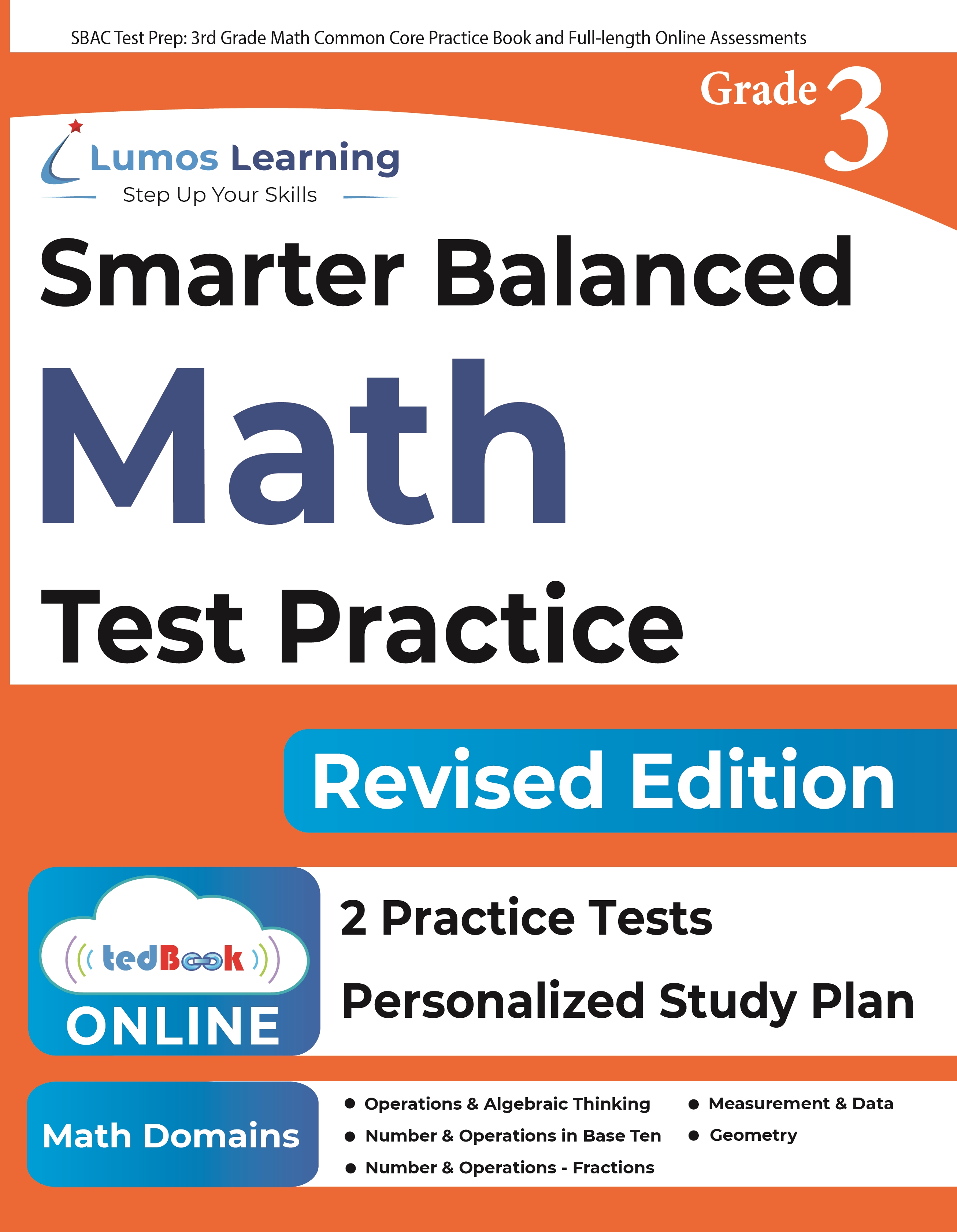 Grade 3 Math Smarter Balanced Assessment test prep workbook