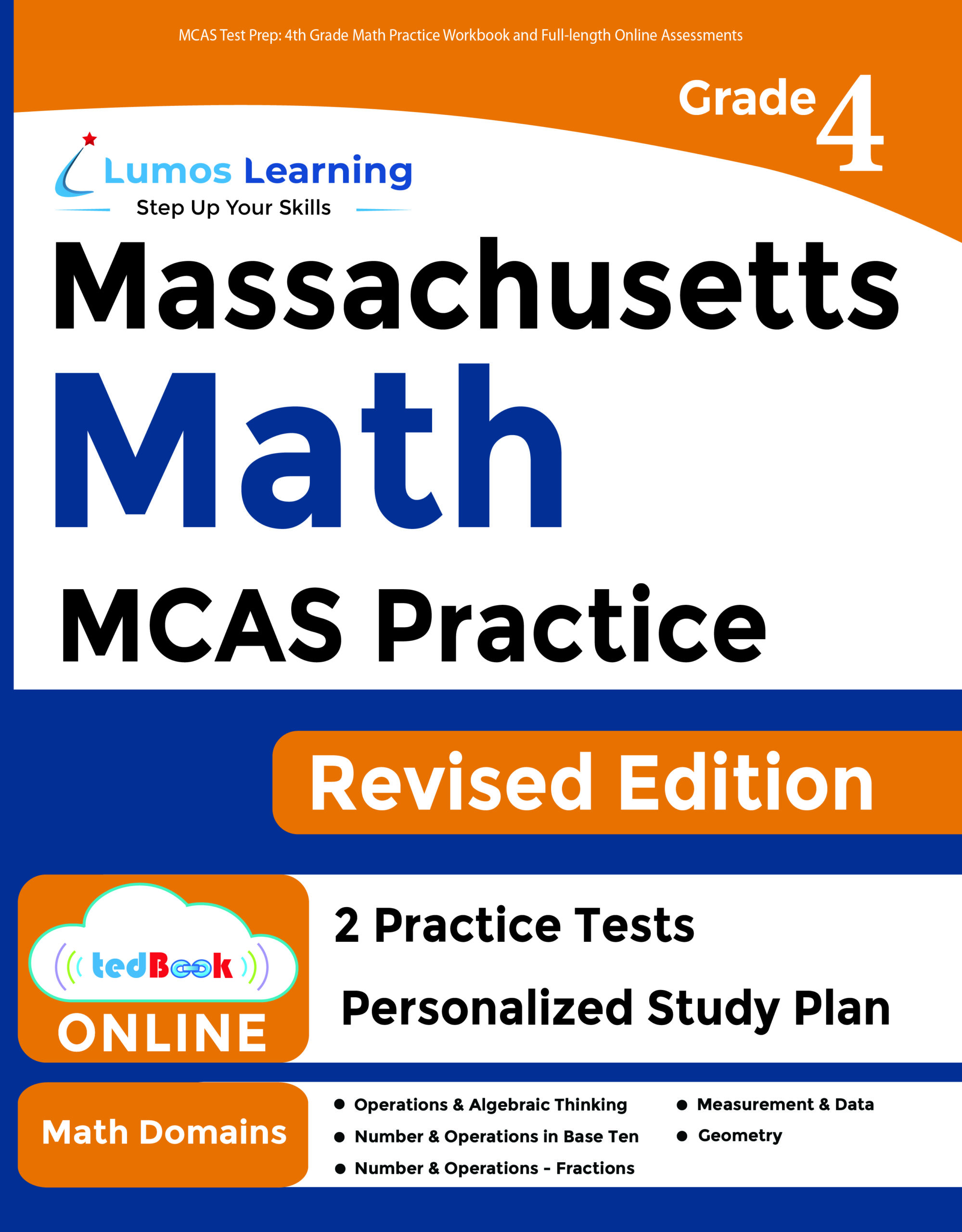 Grade 4 Math mcas test prep workbooks