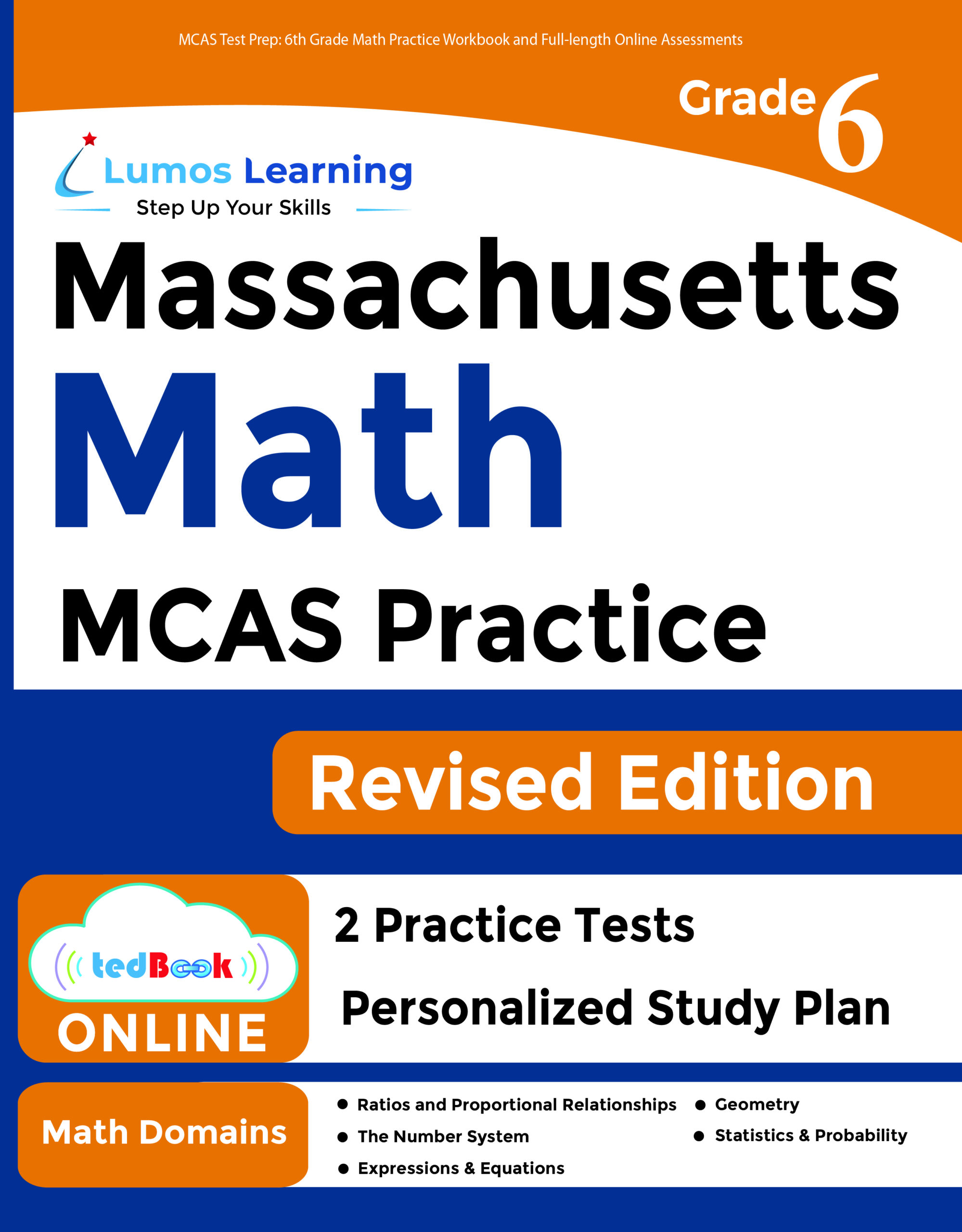 Grade 6 Math mcas test prep workbooks