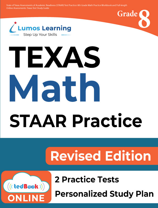 Grade 8 Math staar test prep workbook