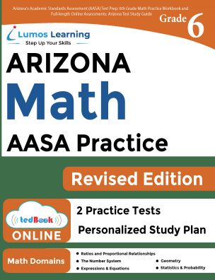 Grade 6 Math aasa test prep workbooks