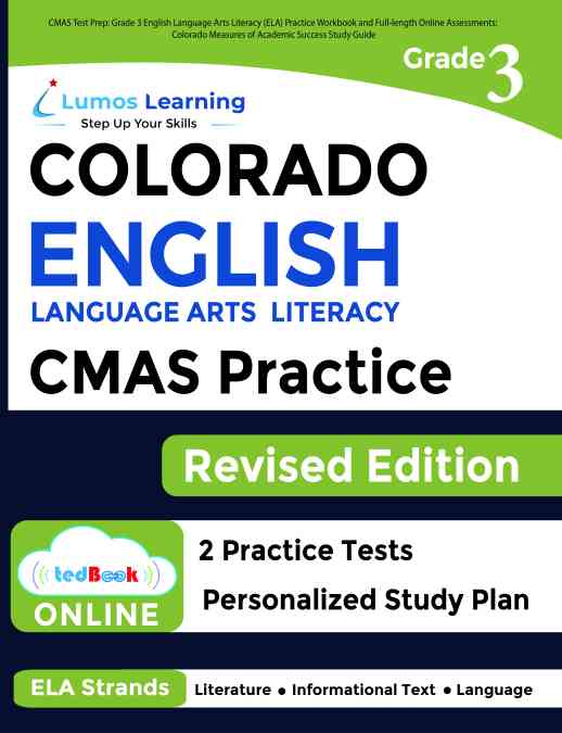 Grade 3 ELA cmas test prep workbooks