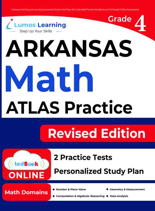 Grade 4 Math atlas test prep workbooks