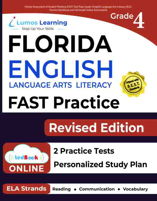 Grade 4 ELA FAST Assessment test prep workbook