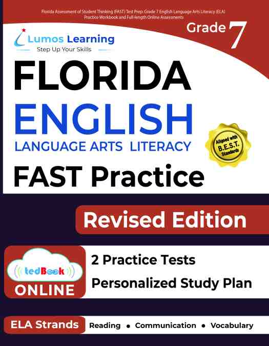 Grade 7 ELA FAST Assessment test prep workbook
