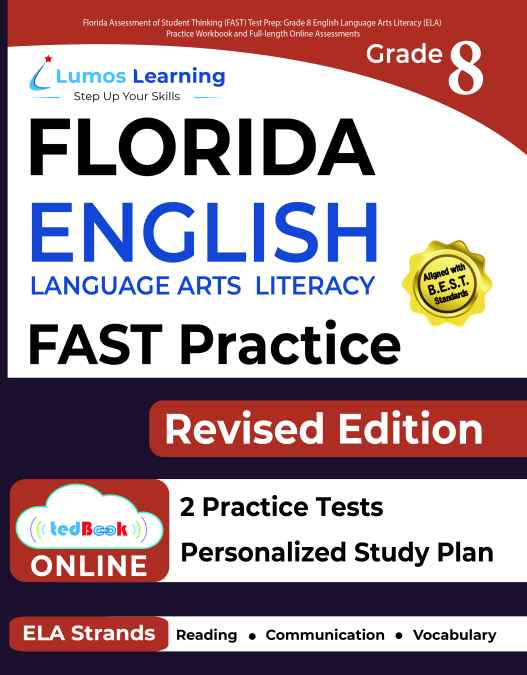 Grade 8 ELA FAST Assessment test prep workbook