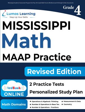 Grade 4 Math maap test prep workbooks