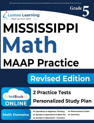 Grade 5 Math maap test prep workbooks