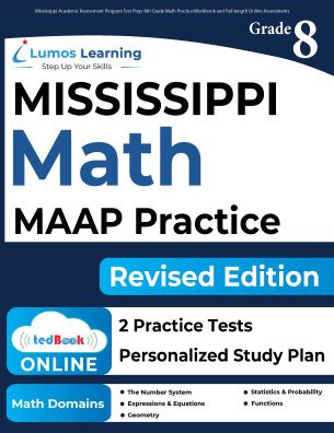 Grade 8 Math maap test prep workbooks