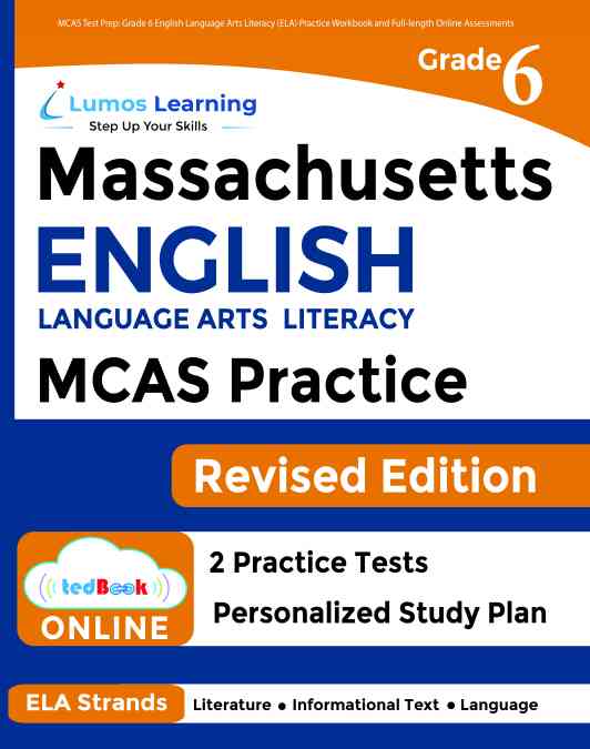Grade 6 ELA mcas test prep workbooks