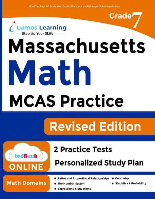 Grade 7 Math mcas test prep workbooks