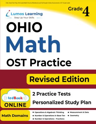 Grade 4 Math ost test prep workbooks