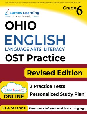Grade 6 ELA ost test prep workbooks
