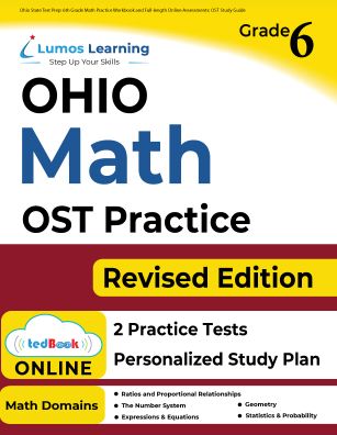 Grade 6 Math ost test prep workbooks