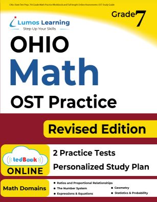 Grade 7 Math ost test prep workbooks