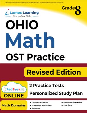 Grade 8 Math ost test prep workbooks