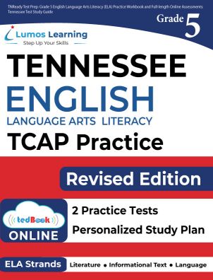 Grade 5 ELA tcap test prep workbooks