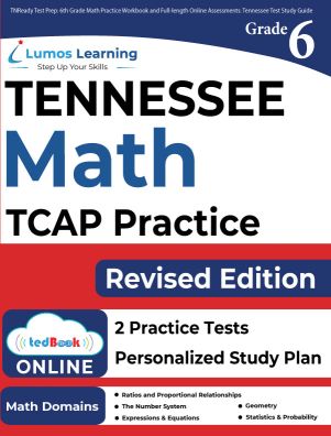 Grade 6 Math tcap test prep workbooks